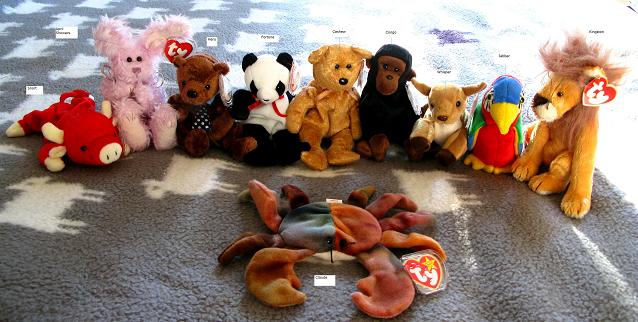Collectable Beanie Bears from Honey Beeswax
