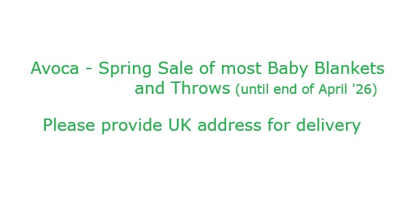 Avoca Spring Sale of Baby Blankets and Throws