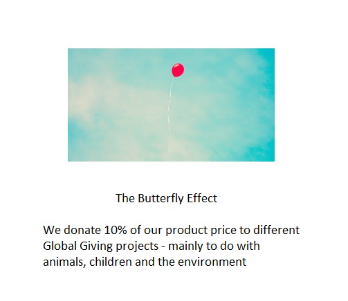 Butterfly Effect thru Global Giving