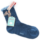Avoca Gosling Socks in Dark Blue from Honey Beeswax