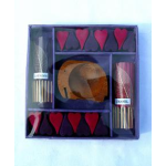 Wooden Elephant Incense Hearts
