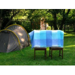 Blue as the Sea - Mohair Throw