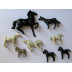 Vintage Plastic Toy Horse Set from Honey Beeswax