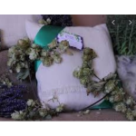 Handmade Pillow Filled with Kentish Hops, Lavender and Romney Marsh Wool
