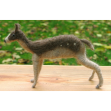 Fallow Deer - Handmade from Shetland and Alpaca Wool - Honey Beeswax