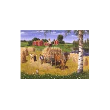 Jan Bergerlind Postcards - Hay Making - Honey Beeswax