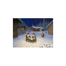 Jan Bergerlind - Christmas Postcards - Christmas on the Farm - Honey Beeswax