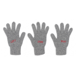 Avoca Ladies Lambswool - Left Right Spare Gloves - Buy Avoca from Honey Beeswax