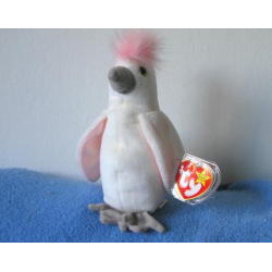 Kuku the Cockatoo - Beanie Bear - Soft Toys from Honey Beeswax