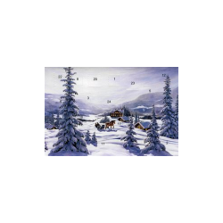 Jan Bergerlind's Advent Calendar Card - Sleigh Ride - from Honey Beeswax