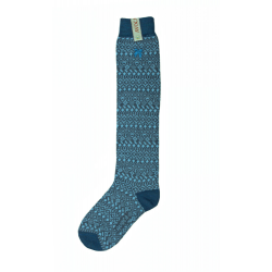 Avoca Hill Knee Socks in Aqua from Honey Beeswax