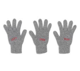 Avoca Ladies Lambswool - Left Right Spare Gloves - Buy Avoca from Honey Beeswax