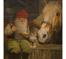 Jan Bergerlind Napkins - Barn - Honey Beeswax