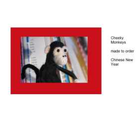 Chinese New Year Monkeys - made to order by Honey Beeswax