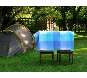 Blue as the Sea - Mohair Throw