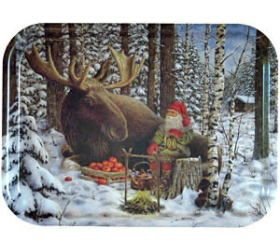 Jan Bergerling Jul Tray - Moose - Honey Beeswax