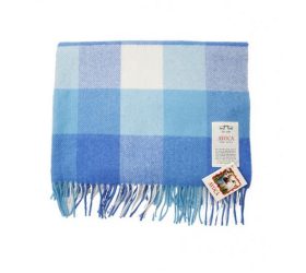 Lambswool Baby Blankets - Baby Blue - Beautiful Gifts from Honey Beeswax