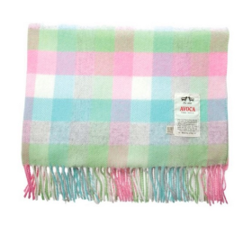 Cashmere and Angora Blend Baby Blanket - Sunshine and Smiles - Honey Beeswax