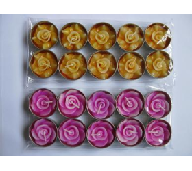 Rose - Flower T-Lghts - all available colours