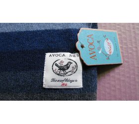 Avoca Ridge Scarf in Denim available from Honey Beeswax