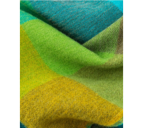 Avoca Merino Wool Green Fields Scarf