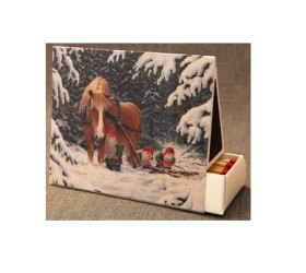 Jan Bergerlind - Matchboxes - Tomte and the Big Horse - Honey Beeswax
