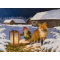 Jan Bergerlind - Christmas Postcards - Fox - Honey Beeswax