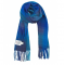 Blue Check - Lambswool Scarves