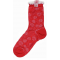 Avoca Flora Socks in Red from Honey Beeswax